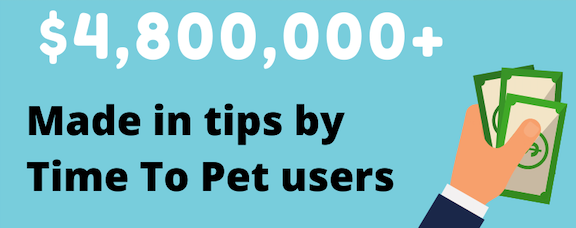 Time To Pet Tip Data from 2019